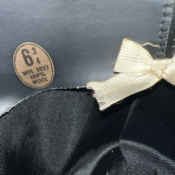 Vintage Washburn Water-Way Felt Finish Mens Wool Fedora Hat 6 3/4 - Picture 6 of 6